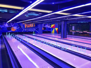 12 Lanes Effect Cool Bowling Alleys Installation For Bowling Centers
