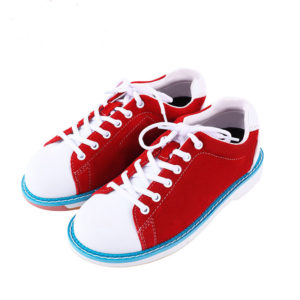 Suede Leather Women's Red Bowling Shoes Wbl-02